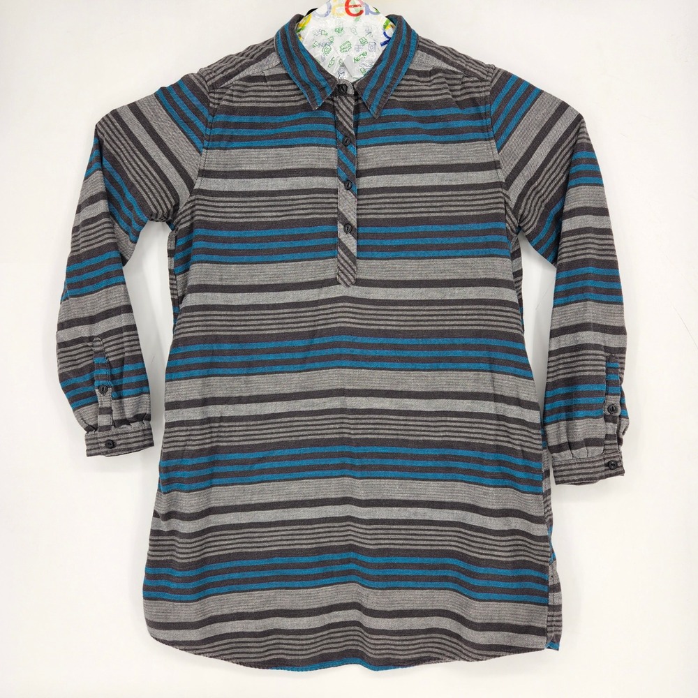 Patagonia Shirt Womens Medium Heywood Flannel Dress Long Sleeve Striped